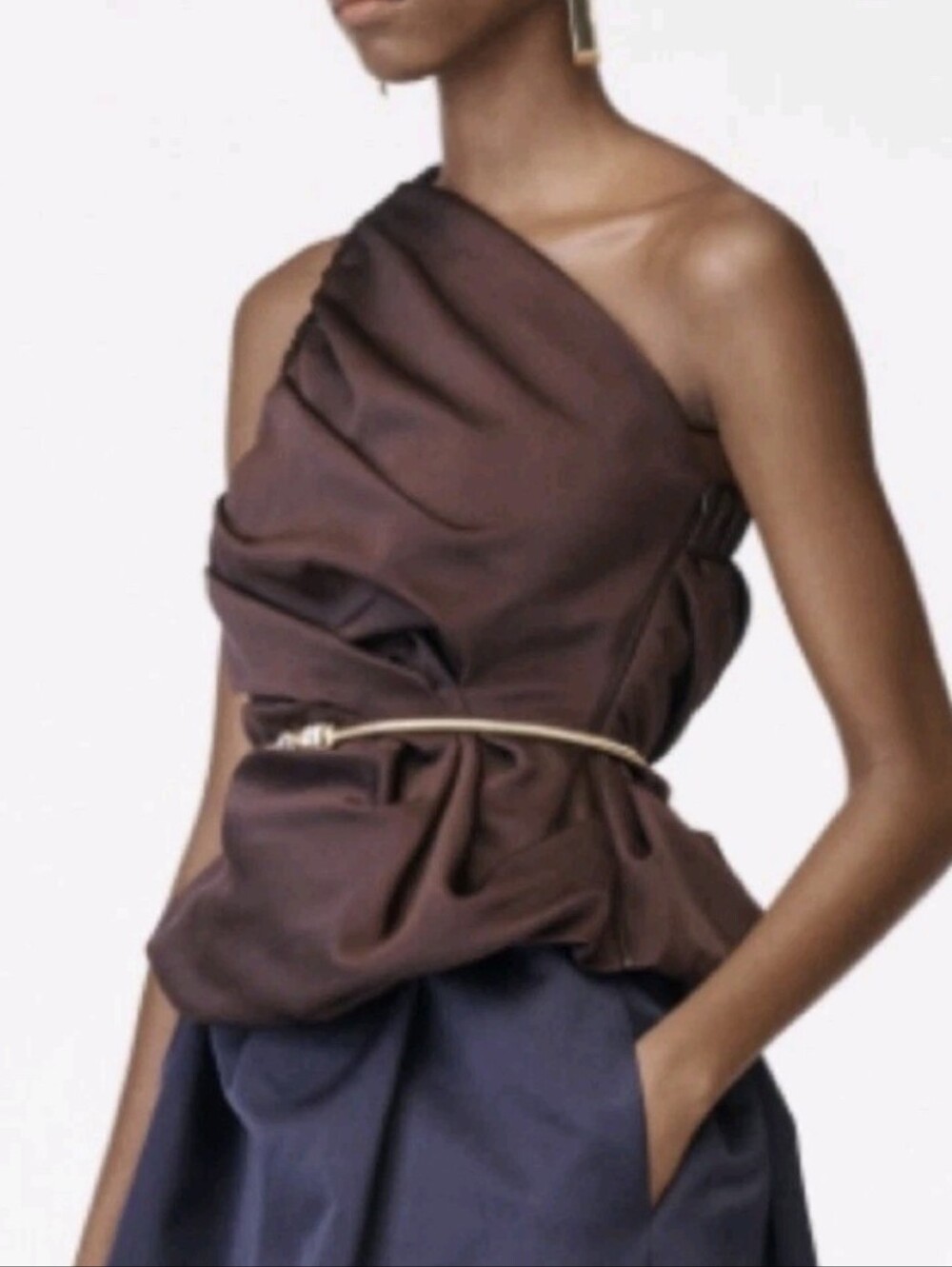 NWOT Zara limited edition asymmetrical top